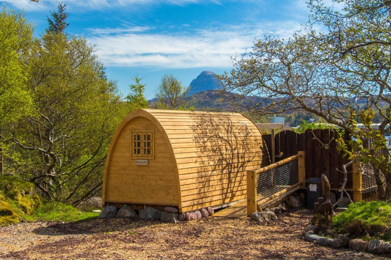 Mountview Pod Hotell Lochinver Exteriör bild